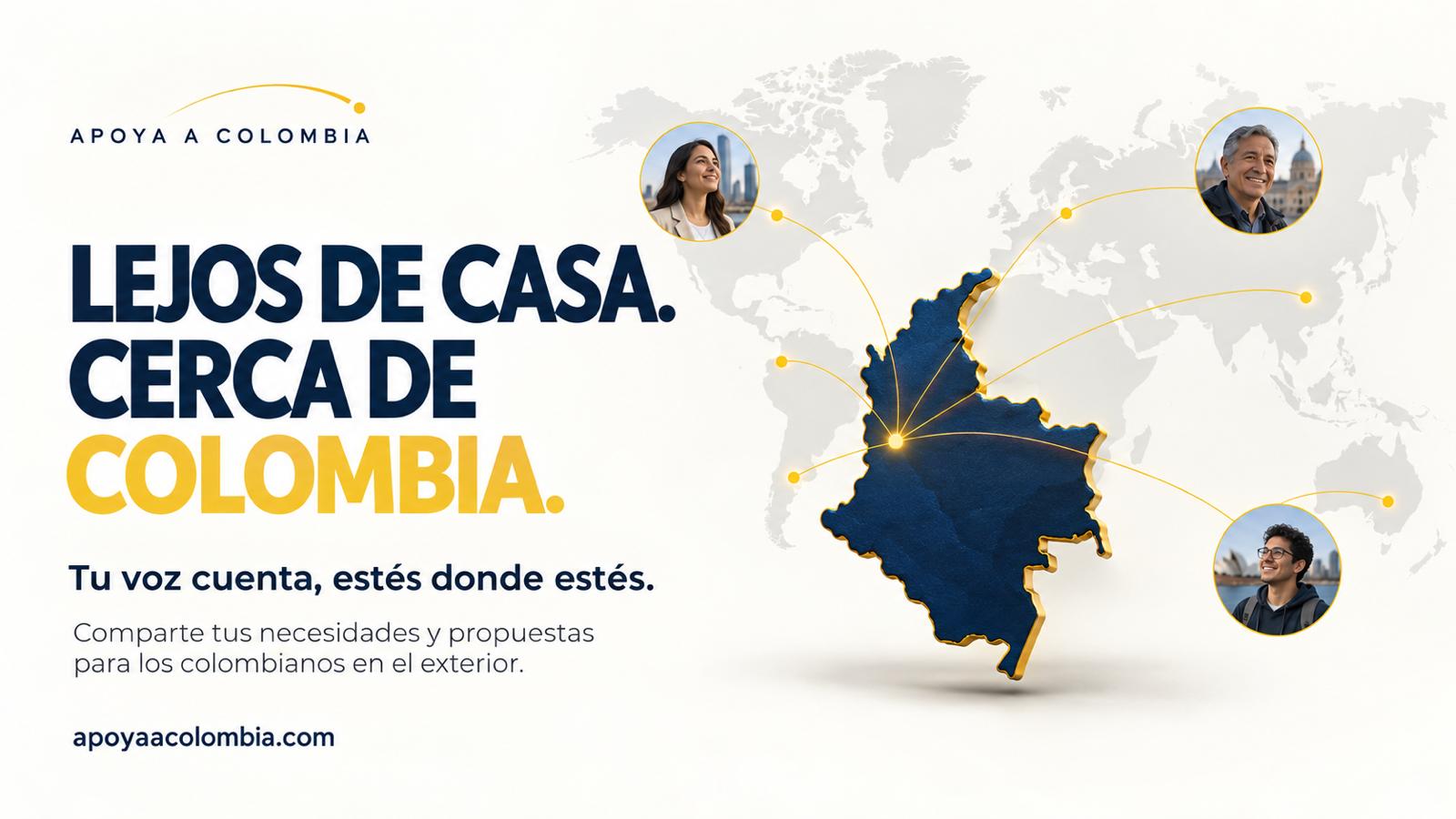 Apoya a Colombia: conexión de colombianos alrededor del mundo